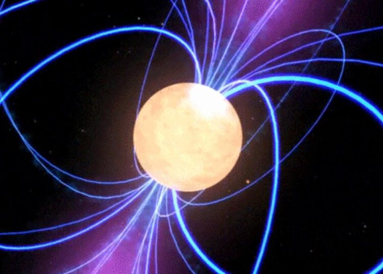 Spinning neutron star