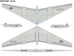 Northrop YB-49 Drawing