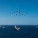 U.S. F/A-18Fs and Italian F-35Bs