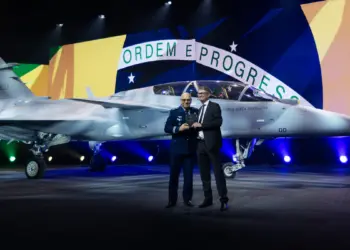 two-seat Gripen F jet