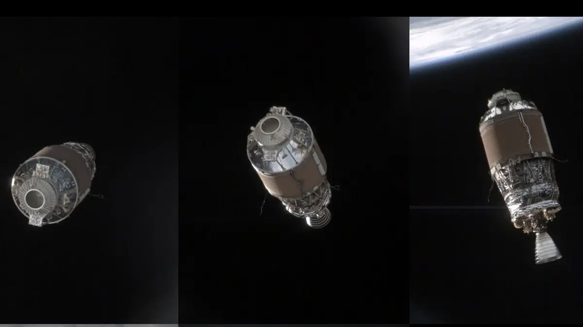 Images of space debris